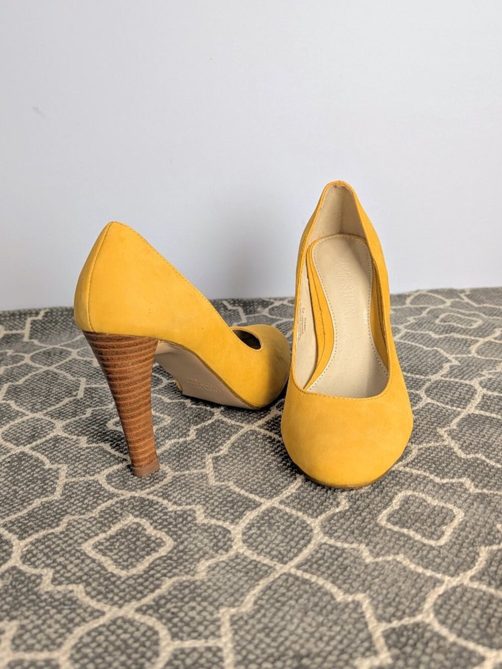 *COLIN STUART Suede High Heel Pump Shoes Sz 6.5M